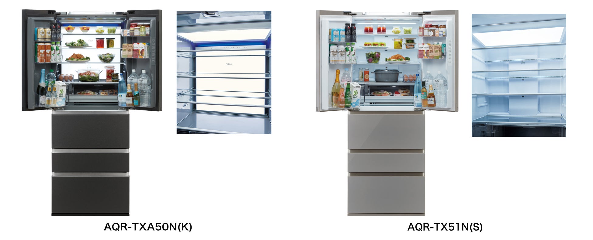 最新の鮮度保持技術「ALL FRESH」で食材のおいしさ長持ち　AQUA　冷凍冷蔵庫「TXシリーズ」4機種新発売のサブ画像7