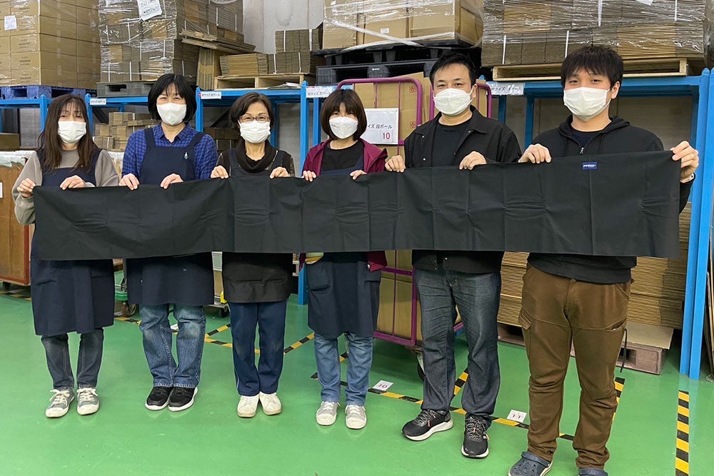【濱帯（はまおび）プロジェクト】横浜の技術で作る「濱帯」が、人と人、人と地域を繋げ、笑顔が広がる社会を実現します！のサブ画像10_濱帯×物流センター