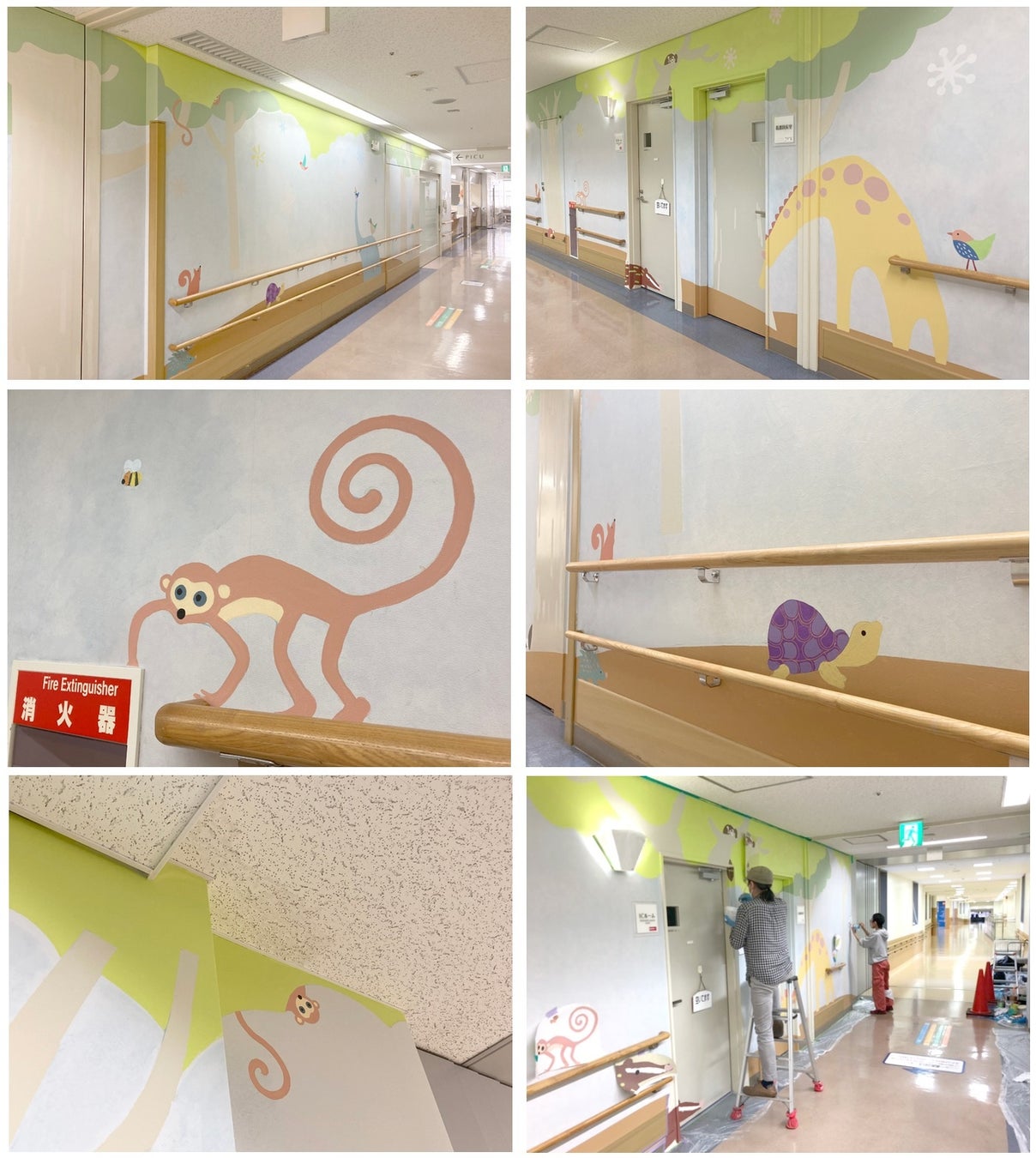 【岡山大学】岡山大学病院の入院棟東2階にホスピタルアートを導入しましたのサブ画像2