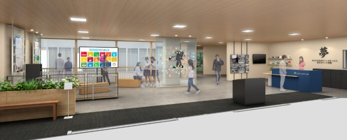 郁文館夢学園、新エントランス「夢学園共創ラボ」をオープン！のメイン画像